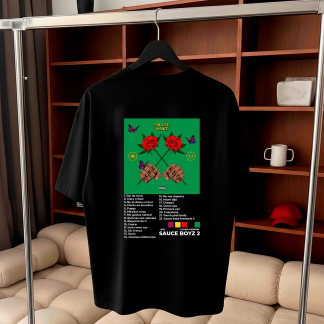 T-Shirt Oversized Sauce Boyz II album - Eladio Carrion